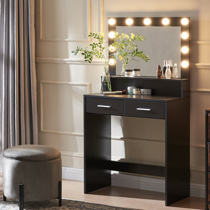 Makeup Vanity Desk with Mirror & Light