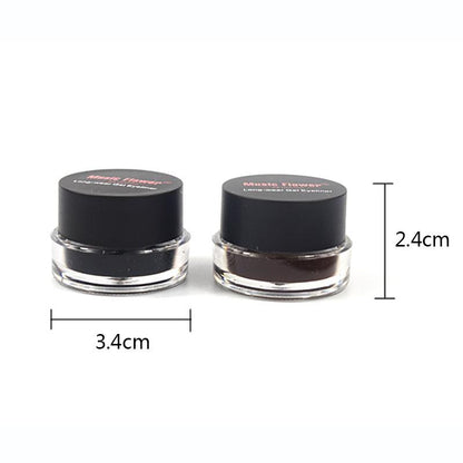 2 in 1 Coffee + Black Gel Eyeliner Make Up Waterproof