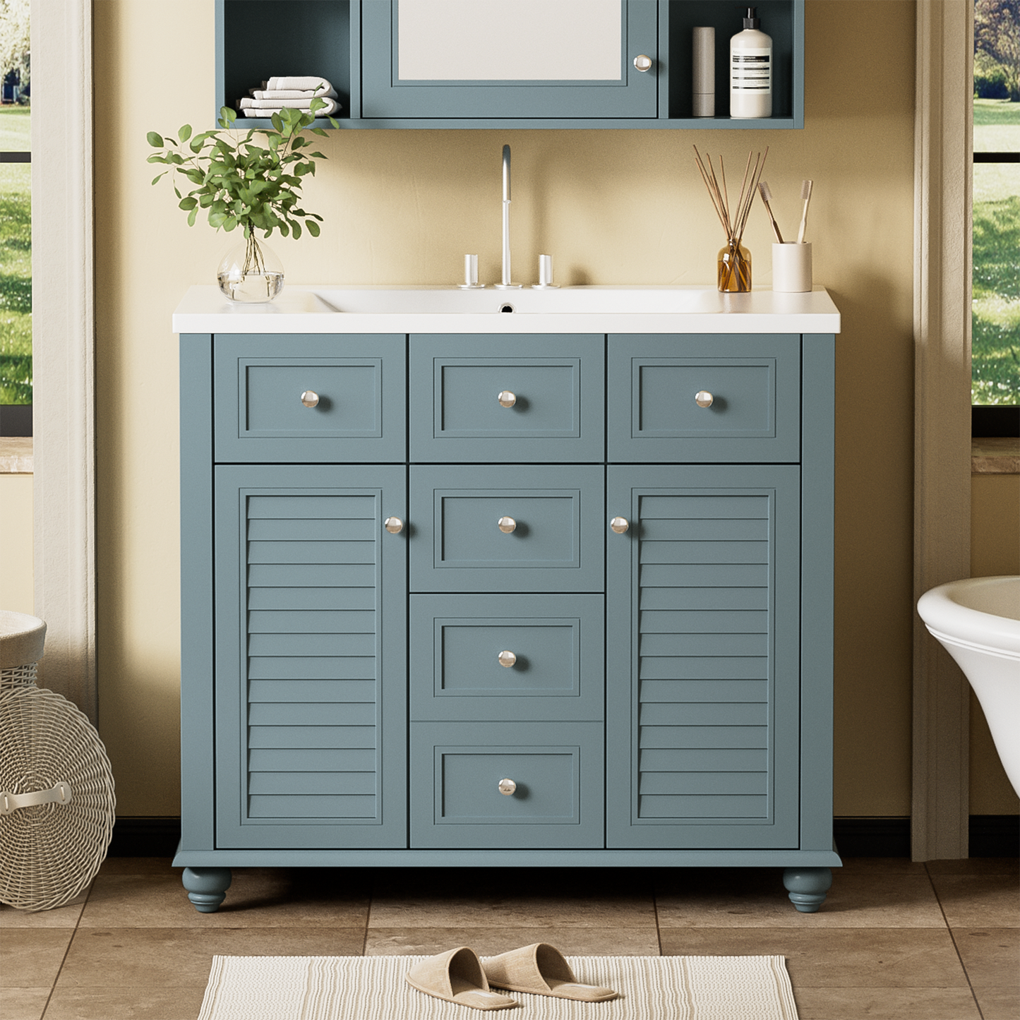 Bathroom Cabinet [ with sink ]